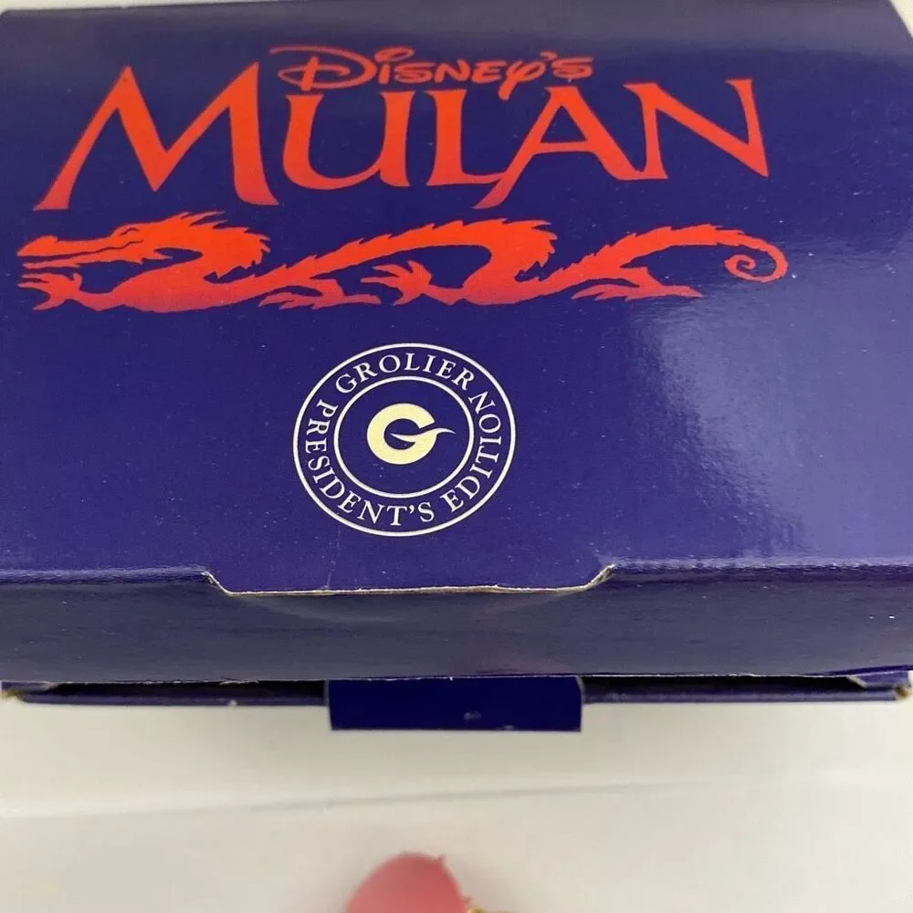 Disney Multicolor Mulan Grolier President's Edition Collectible Ornament Christm